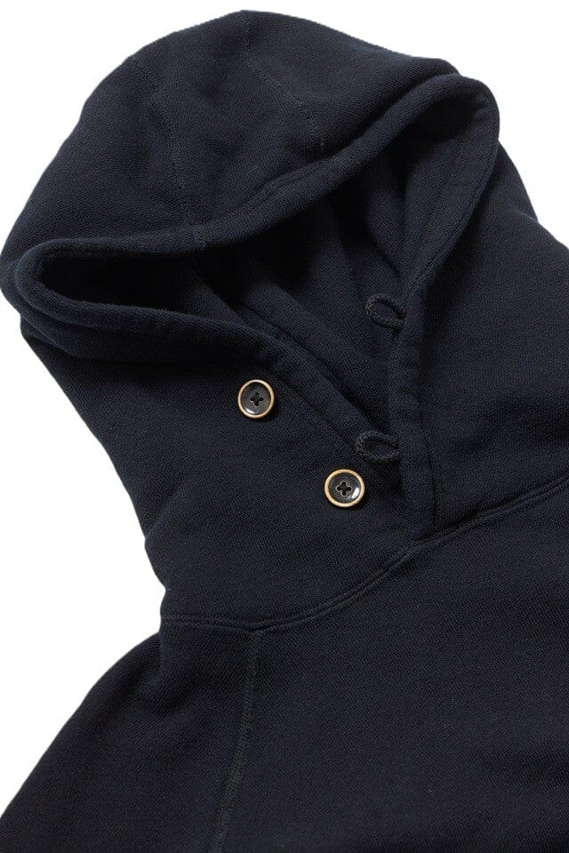 Pure Blue Japan - [5410-IDBK] Yarn Dyed Hoodie Indigo/Black – City
