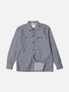 Nudie Jeans Co. - Vincent Hickory Stripe Work Shirt - City Workshop Men's Supply Co.