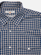 Nudie Jeans Co. - Sigge Gingham Cowboy Shirt Indigo - City Workshop Men's Supply Co.