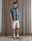 Far Afield - Costa Shirt - Navy Chambray Slub - City Workshop Men's Supply Co.