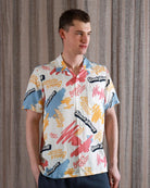 Far Afield - Stachio Shirt - Multi Colour Beach Therapy Print - City Workshop Men's Supply Co.