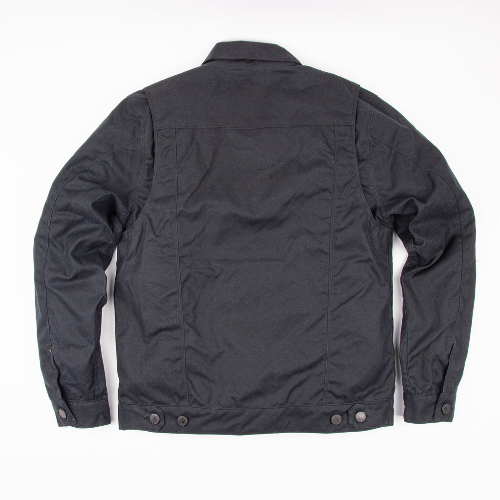 Freenote Cloth - Riders Jacket Waxed Canvas Black