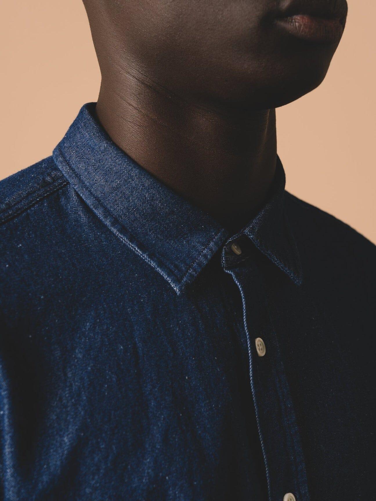 Kestin - Dirleton Shirt in Dark Denim - City Workshop Men's Supply Co.