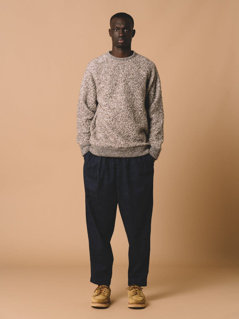 Kestin - Durness Sweatshirt in Undyed Marl Italian Fleece