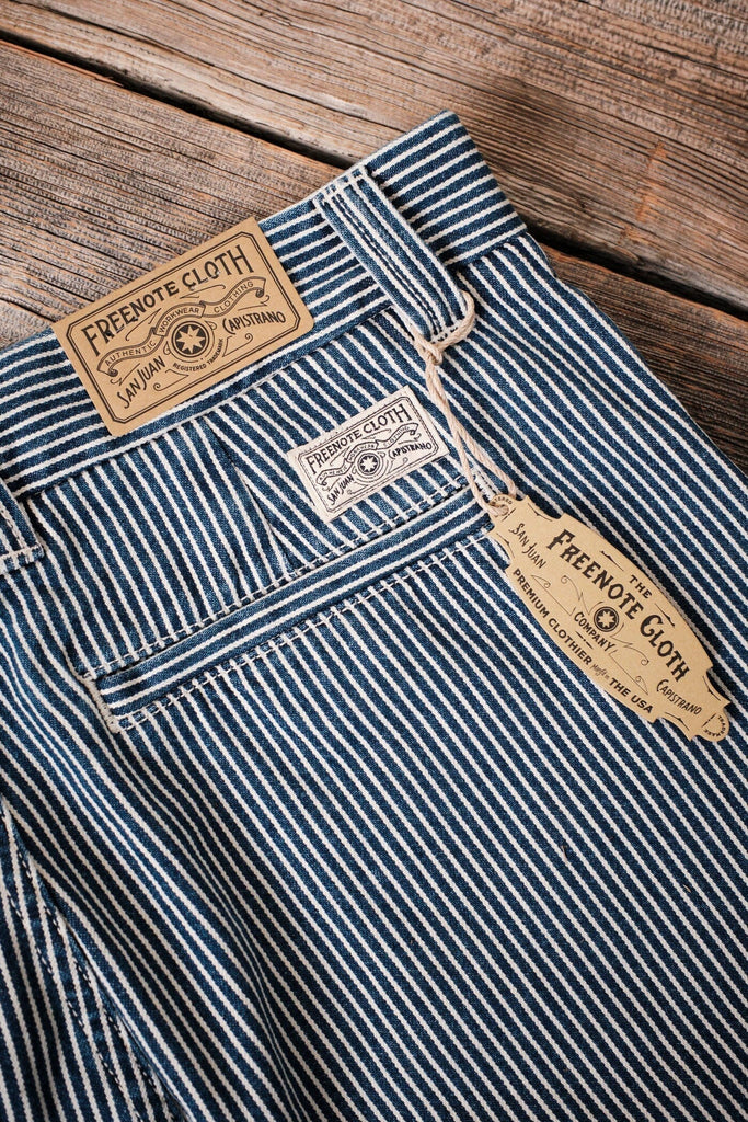 Freenote Cloth - Deck Pant Indigo Stripe