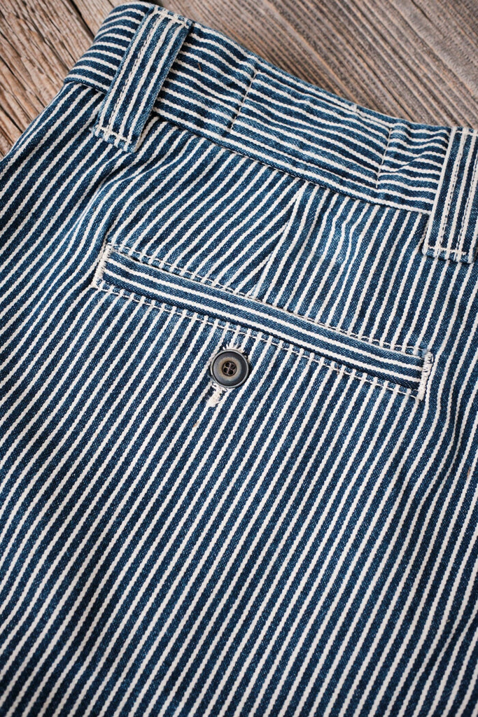 Freenote Cloth - Deck Pant Indigo Stripe