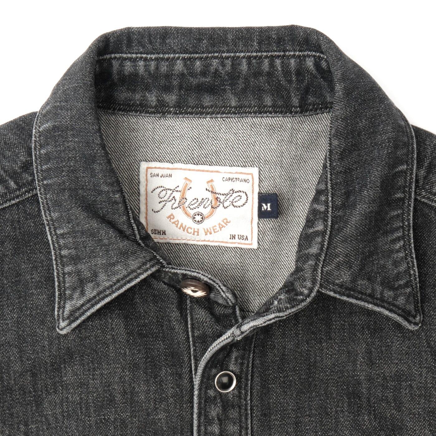 Freenote Cloth - Packard Black Stonewash - City Workshop Men's Supply Co.