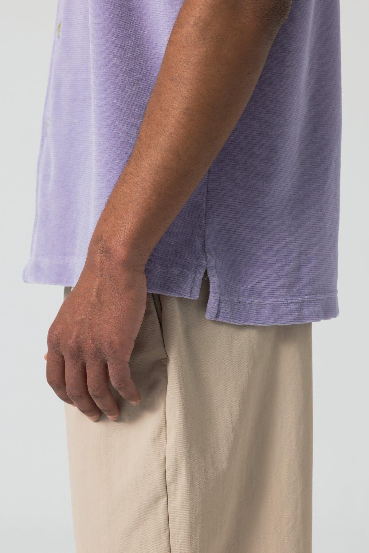 Unfeigned - Button-down Polo Velour - Lavender - City Workshop Men's Supply Co.