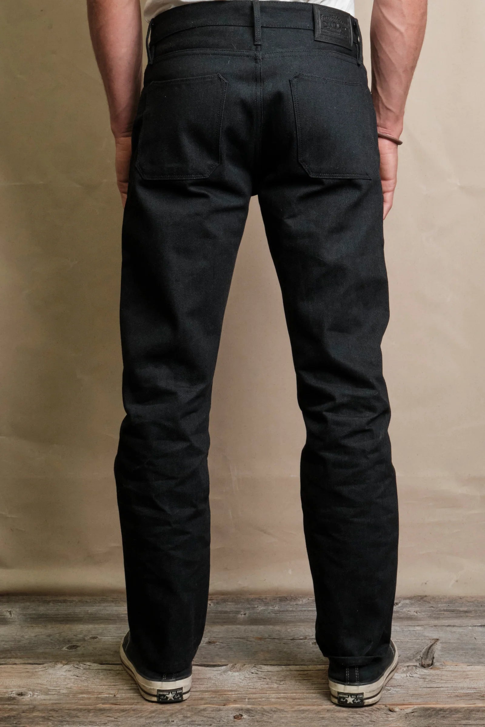 Freenote Cloth - Portola Taper Raw 14.25oz Black Grey Japanese Denim - City Workshop Men's Supply Co.
