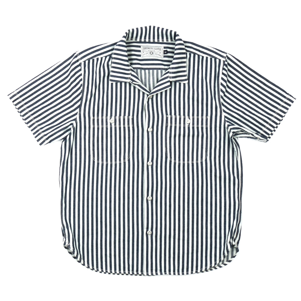 Freenote Cloth - Dayton Indigo Stripe