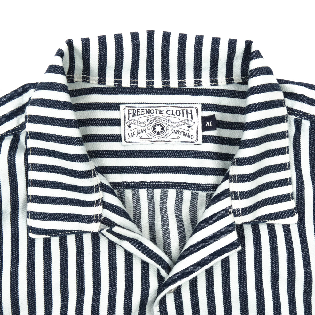 Freenote Cloth - Dayton Indigo Stripe