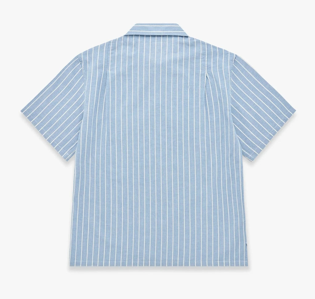 Knickerbocker - Service Chambray Shirt - Light Blue/White Stripe - City Workshop Men's Supply Co.