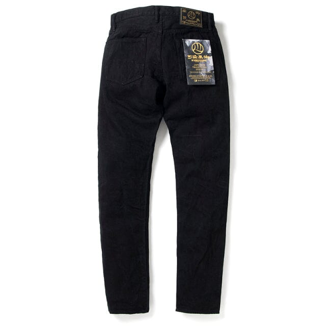 Studio D'Artisan - Kyoto Black Crest Dyed Jeans [D1864] (One Wash) - City Workshop Men's Supply Co.
