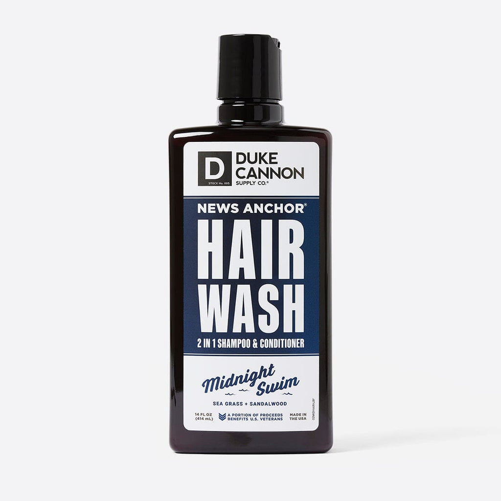 Duke Cannon - News Anchor 2-in-1 Hair Wash - Midnight Swim