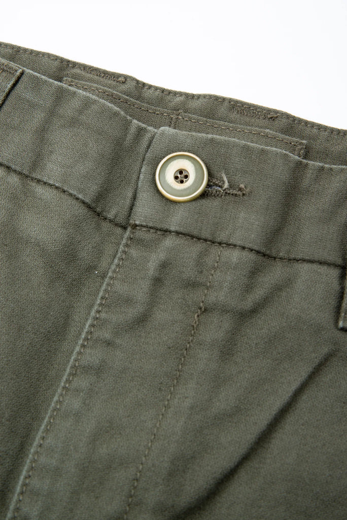 Freenote Cloth - Deck Pant in Olive - City Workshop Men's Supply Co.