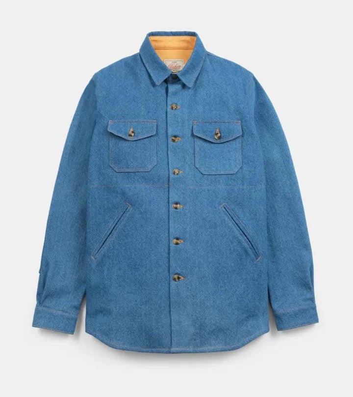 Dehen 1920 - Crissman Overshirt - Sky Blue - City Workshop Men's Supply Co.