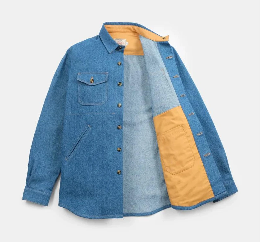 Dehen 1920 - Crissman Overshirt - Sky Blue - City Workshop Men's Supply Co.