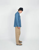 Dehen 1920 - Crissman Overshirt - Sky Blue - City Workshop Men's Supply Co.