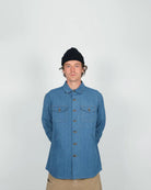 Dehen 1920 - Crissman Overshirt - Sky Blue - City Workshop Men's Supply Co.