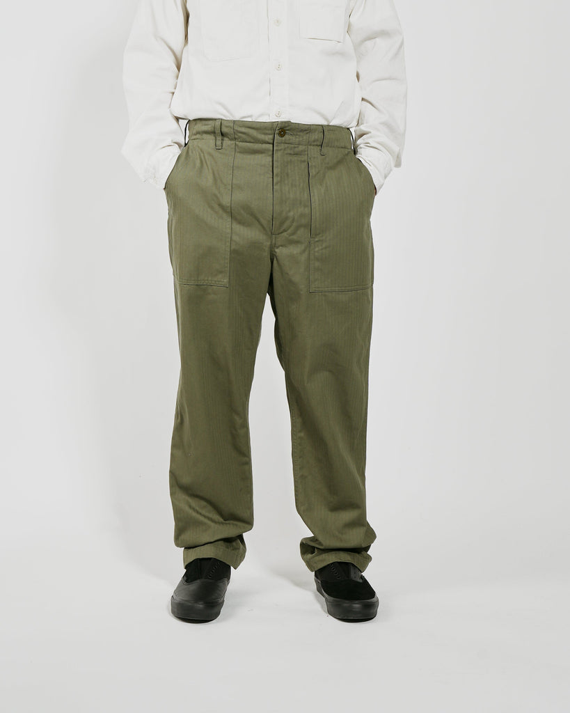 Engineered Garments - Fatigue Pants - Olive Cotton Herringbone Twill - City Workshop Men's Supply Co.