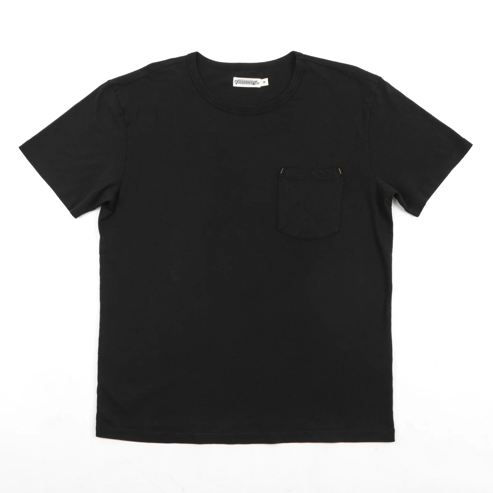 Freenote Cloth - 9 Ounce Pocket T-Shirt - Black - City Workshop Men's Supply Co.