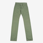 Iron Heart - IH-721 - 9oz Mercerised Selvedge Cotton Slim Tapered Chinos - Olive - City Workshop Men's Supply Co.