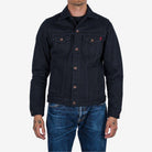 Iron Heart - IHJ-132-BLK - 14oz Selvedge Denim Modified Type III Jacket - Superblack - City Workshop Men's Supply Co.