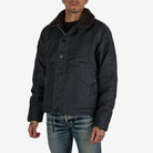 Iron Heart - Oiled Whipcord N1 Deck Jacket - Black - City Workshop Men's Supply Co.