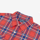 Iron Heart - IHSH-360-RED - 5oz Selvedge Madras Check Short Sleeve Work Shirt - Red - City Workshop Men's Supply Co.