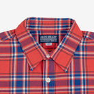 Iron Heart - IHSH-360-RED - 5oz Selvedge Madras Check Short Sleeve Work Shirt - Red - City Workshop Men's Supply Co.