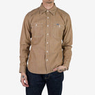 Iron Heart - IHSH-363-MOC - 10oz Organic Chambray Work Shirt - Mocha - City Workshop Men's Supply Co.