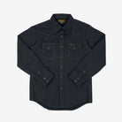 Iron Heart - IHSH-367-BLK - 10oz Mock Twist Twill Western Shirt - Black - City Workshop Men's Supply Co.