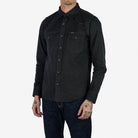 Iron Heart - IHSH-367-BLK - 10oz Mock Twist Twill Western Shirt - Black - City Workshop Men's Supply Co.