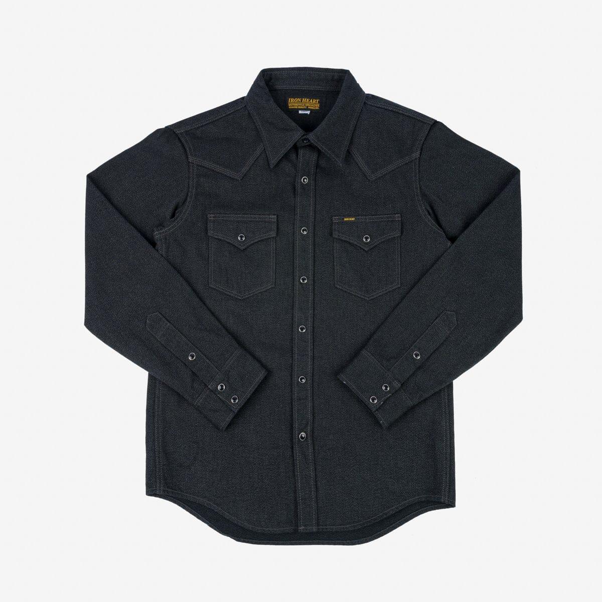 Iron Heart - IHSH-367-BLK - 10oz Mock Twist Twill Western Shirt