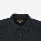 Iron Heart - IHSH-367-BLK - 10oz Mock Twist Twill Western Shirt - Black - City Workshop Men's Supply Co.