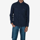 Iron Heart - IHSH-380-IND - 12oz Dobby Cloth Work Shirt - Indigo - City Workshop Men's Supply Co.