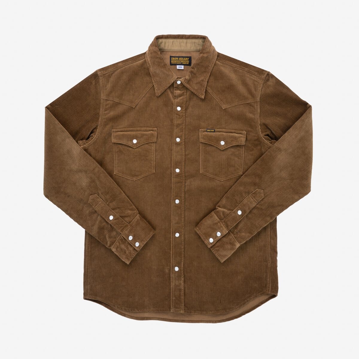 Iron Heart - IHSH-398-CAM - 11oz Corduroy Western Shirt Iron Heart - IHSH-398-CAM - 11oz Corduroy Western Shirt