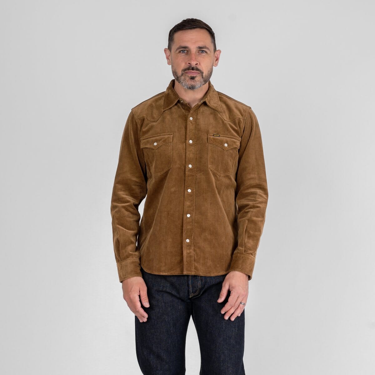 Iron Heart - IHSH-398-CAM - 11oz Corduroy Western Shirt