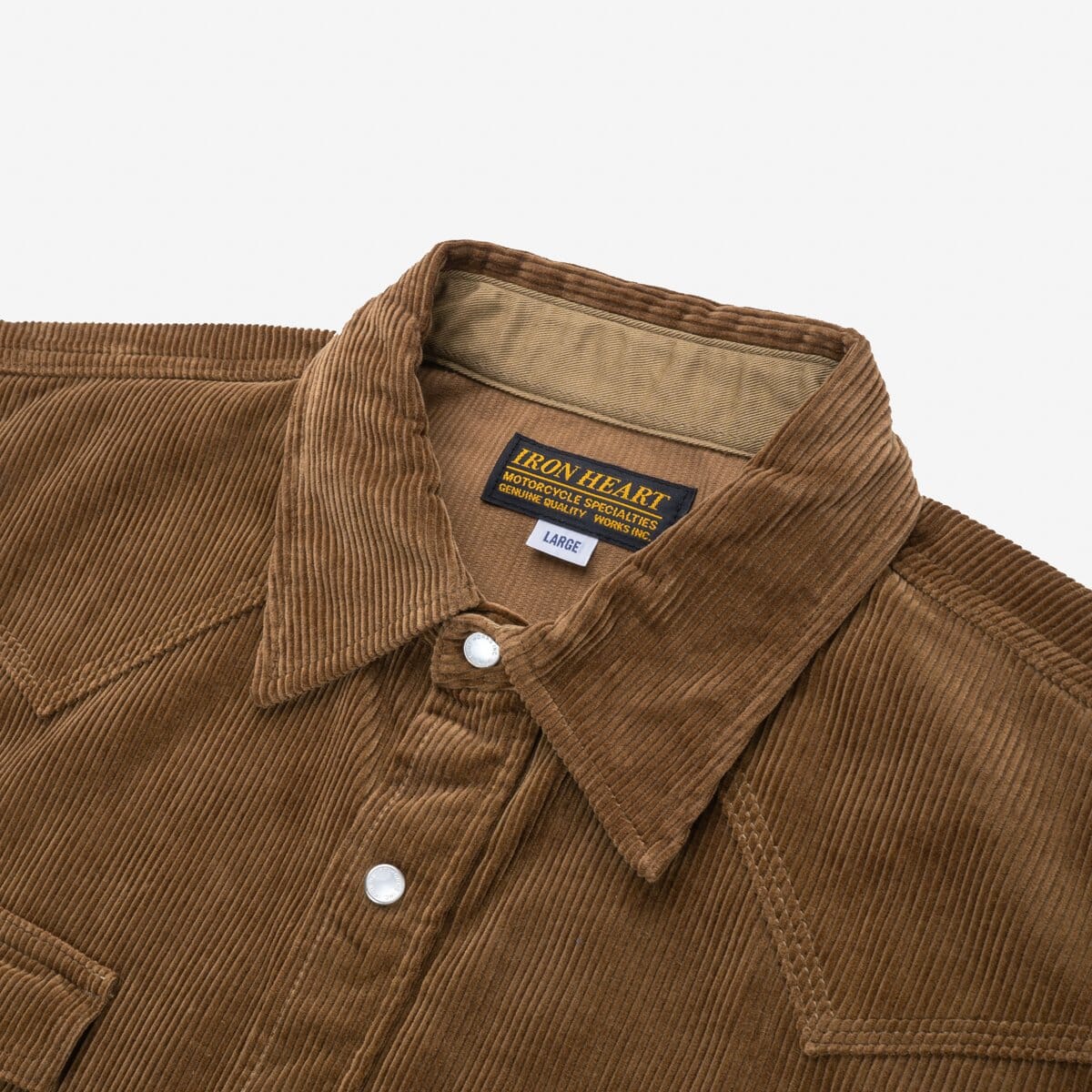 Iron Heart - IHSH-398-CAM - 11oz Corduroy Western Shirt