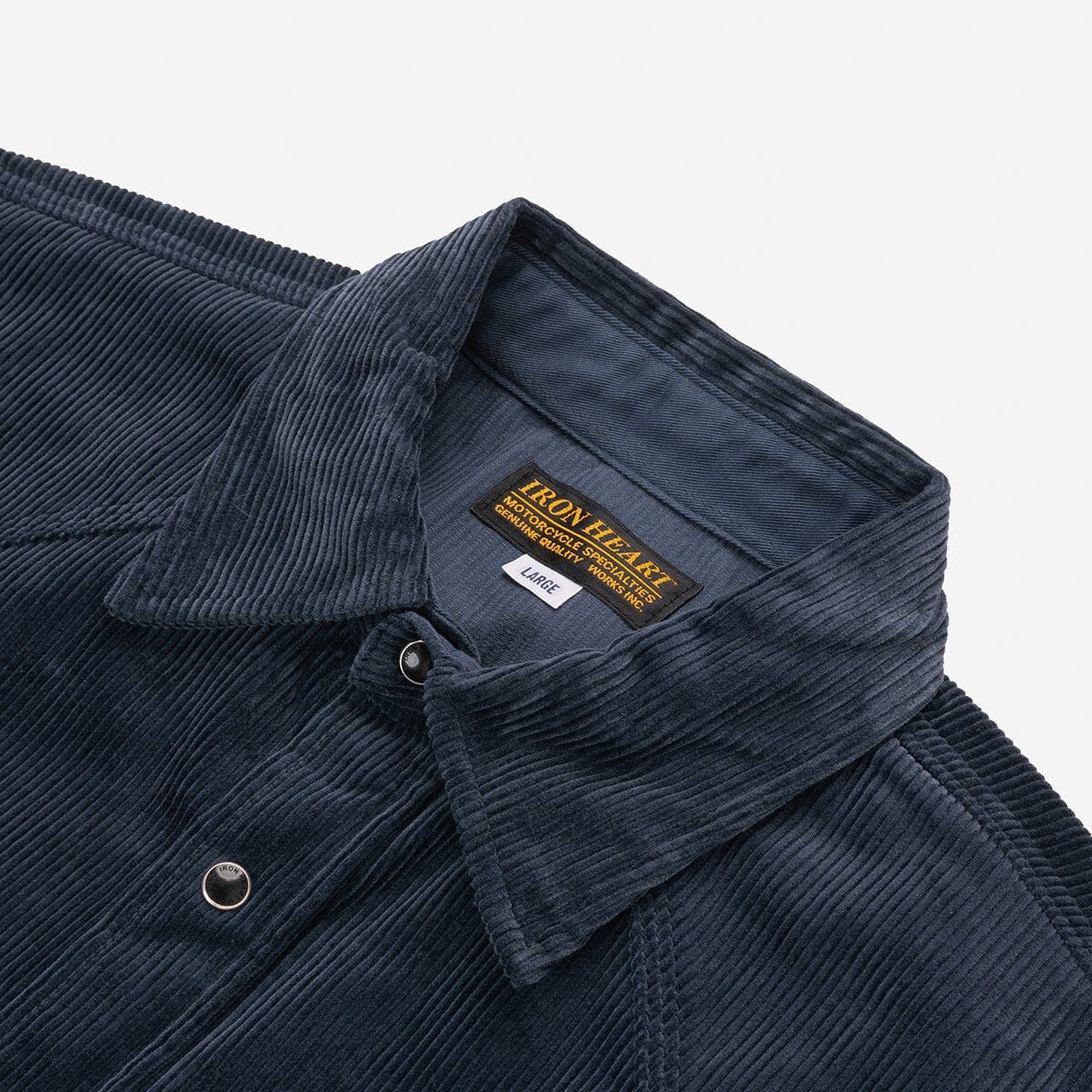 Iron Heart - IHSH-398-NAV - 11oz Corduroy Western Shirt