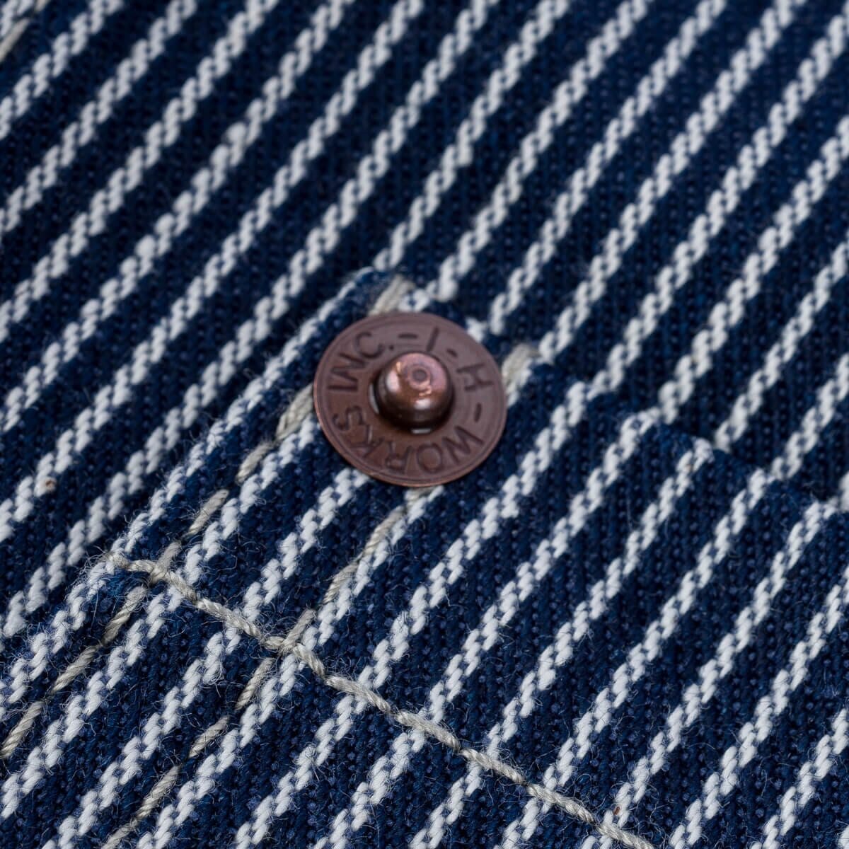 トップス AT DIRTY stripe work vest トップス AT DIRTY stripe work vest AT DIRTY stripe work vest