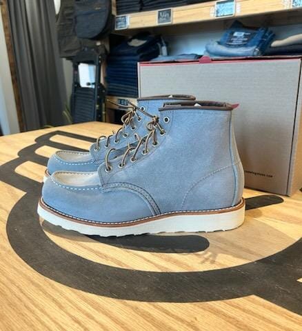 Red Wing Heritage 6 Inch Classic Moc #8800 // Dusty Blue Abilene