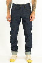 Left Field NYC - Atlas Vidalia Mills 14 oz Indigo Raw Denim - City Workshop Men's Supply Co.