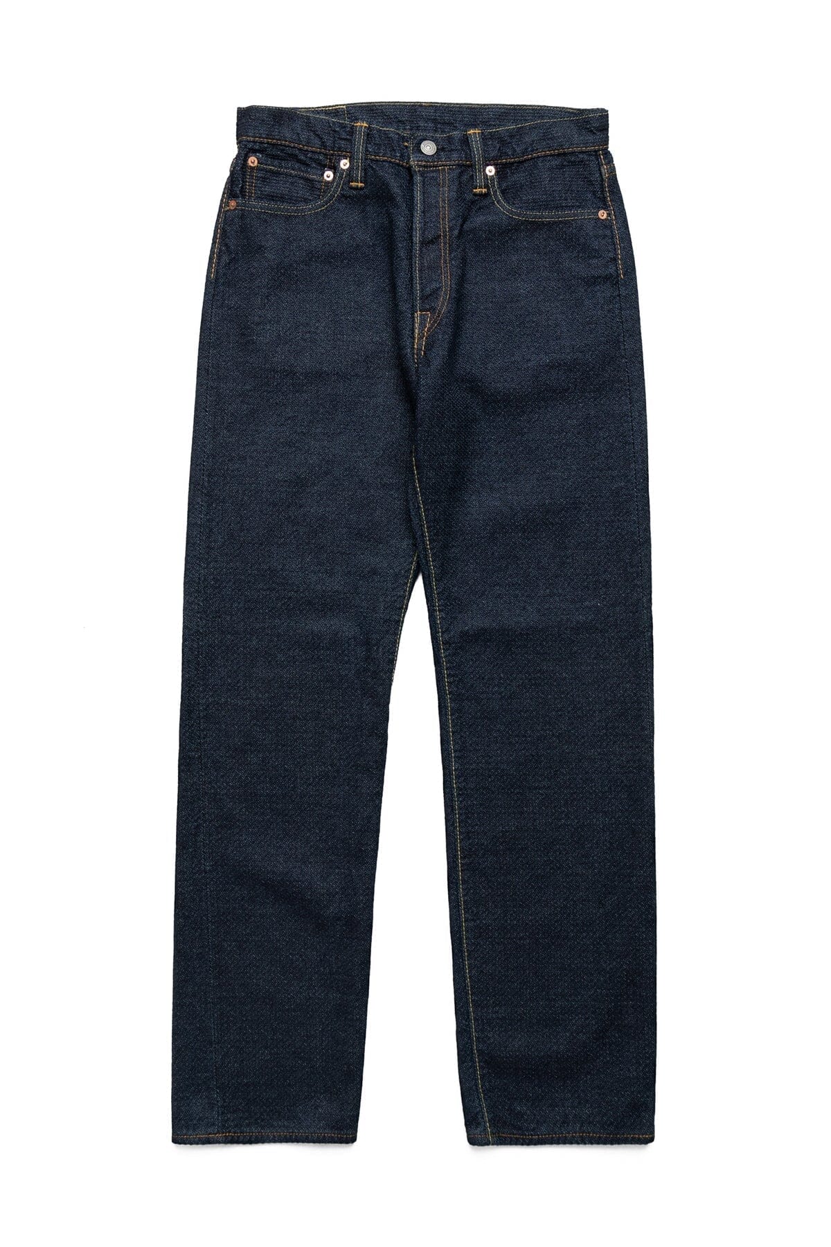 ICHI  Pure Blue Japan - [1170-1-ID] Men's Woven Sashiko Pants Loose Fit