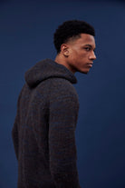 INDI+ASH - Nova Hoody Charcoal Alpaca/Plant Indigo - City Workshop Men's Supply Co.