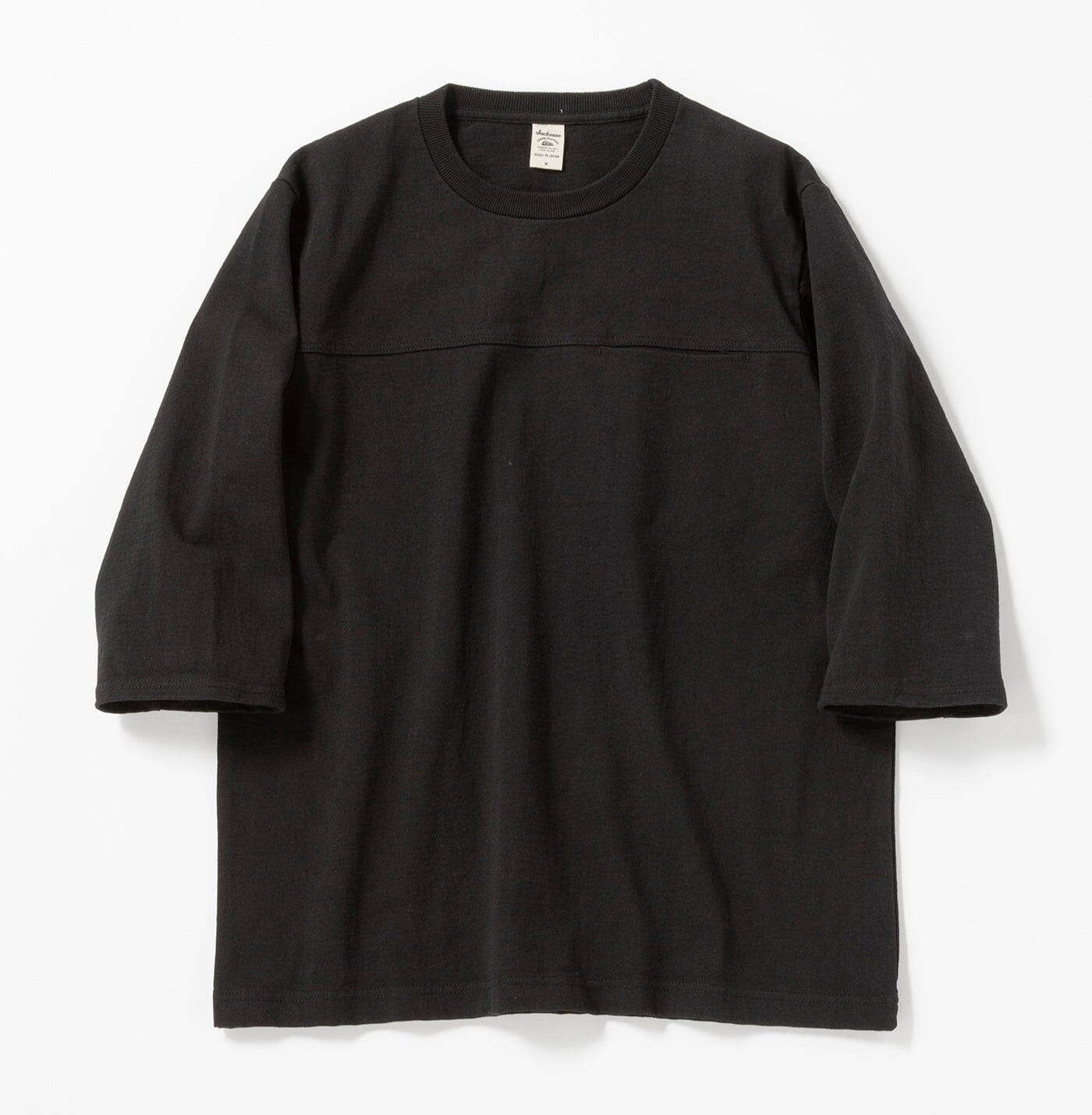 Jackman - Dotsume Pocket HS T-Shirt - Black – City Workshop