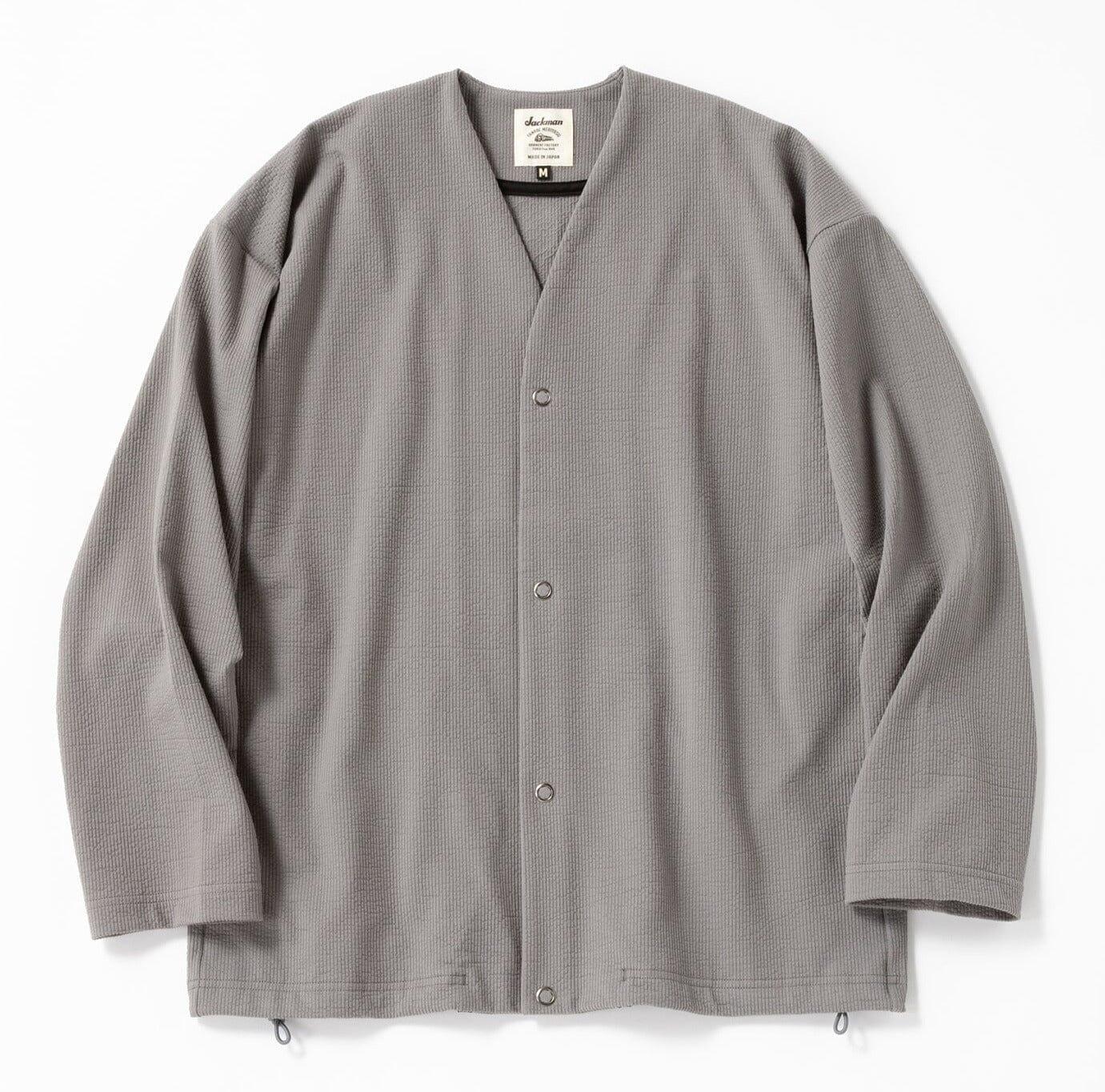 Jackman - GS Owners Cardigan - Pewter Grey - City Workshop Men's Supply Co.