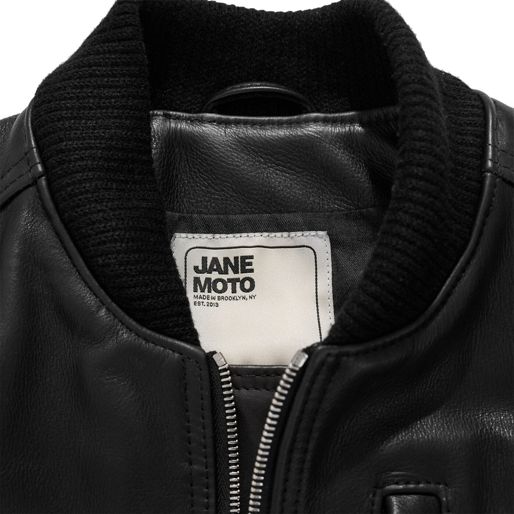 Jane Motorcycles - The Marcy Leather Bomber Jacket - City Workshop Men's Supply Co.