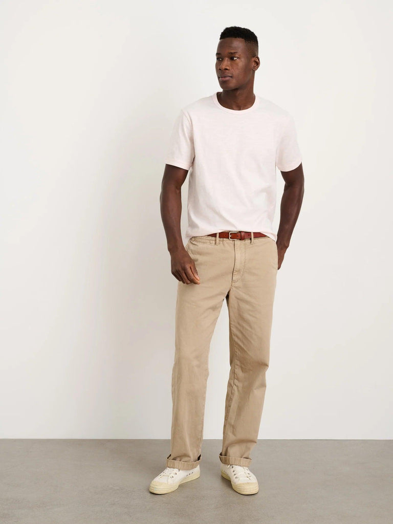 Alex Mill - Standard T Shirt in Slub Cotton in Rose Water
