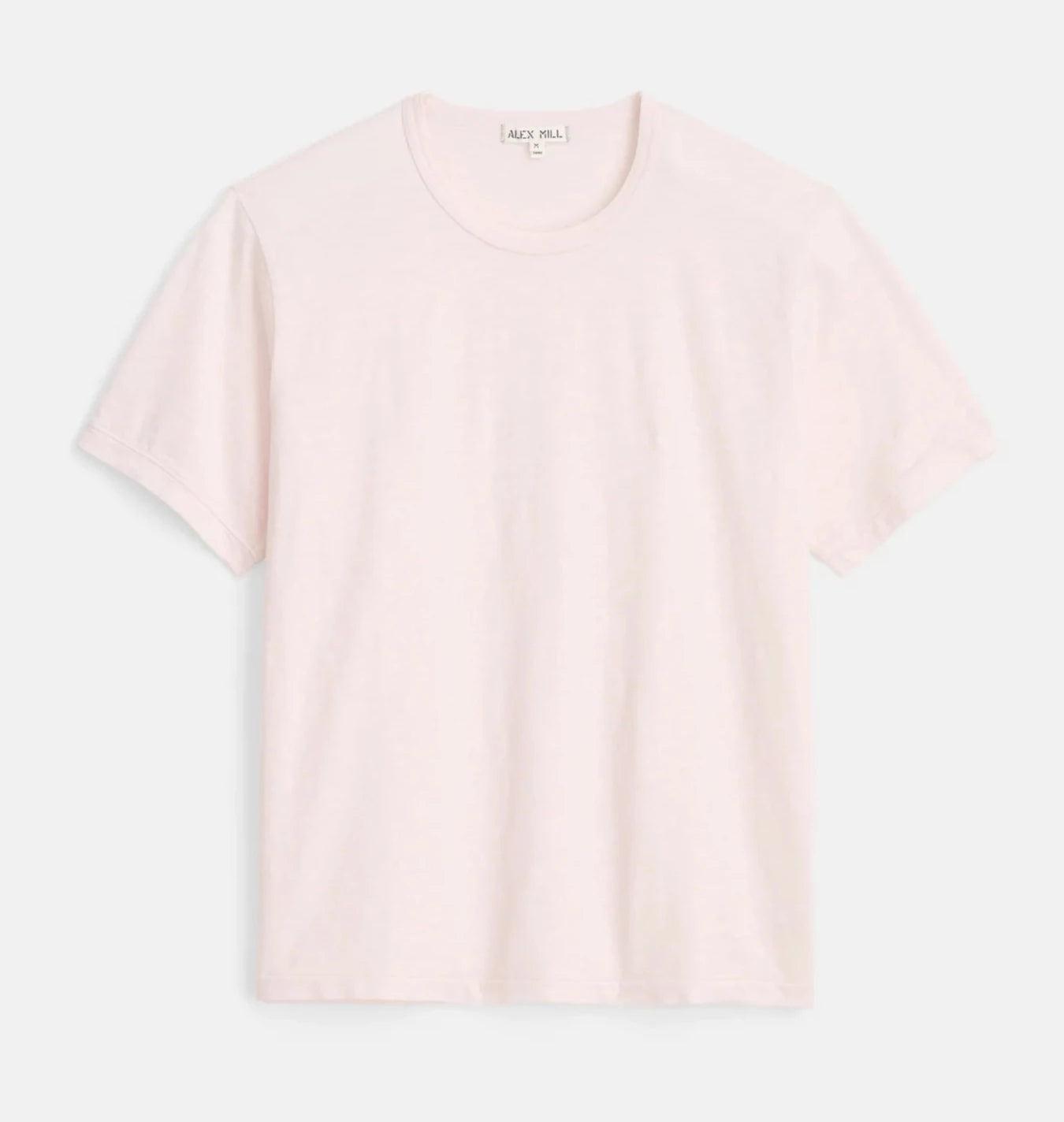 Alex Mill - Standard T Shirt in Slub Cotton in Rose Water - City Workshop Men's Supply Co.